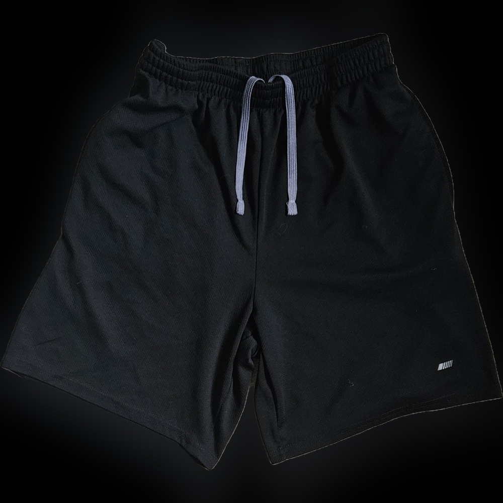 Amazon Essentials, Black athletic shorts, M